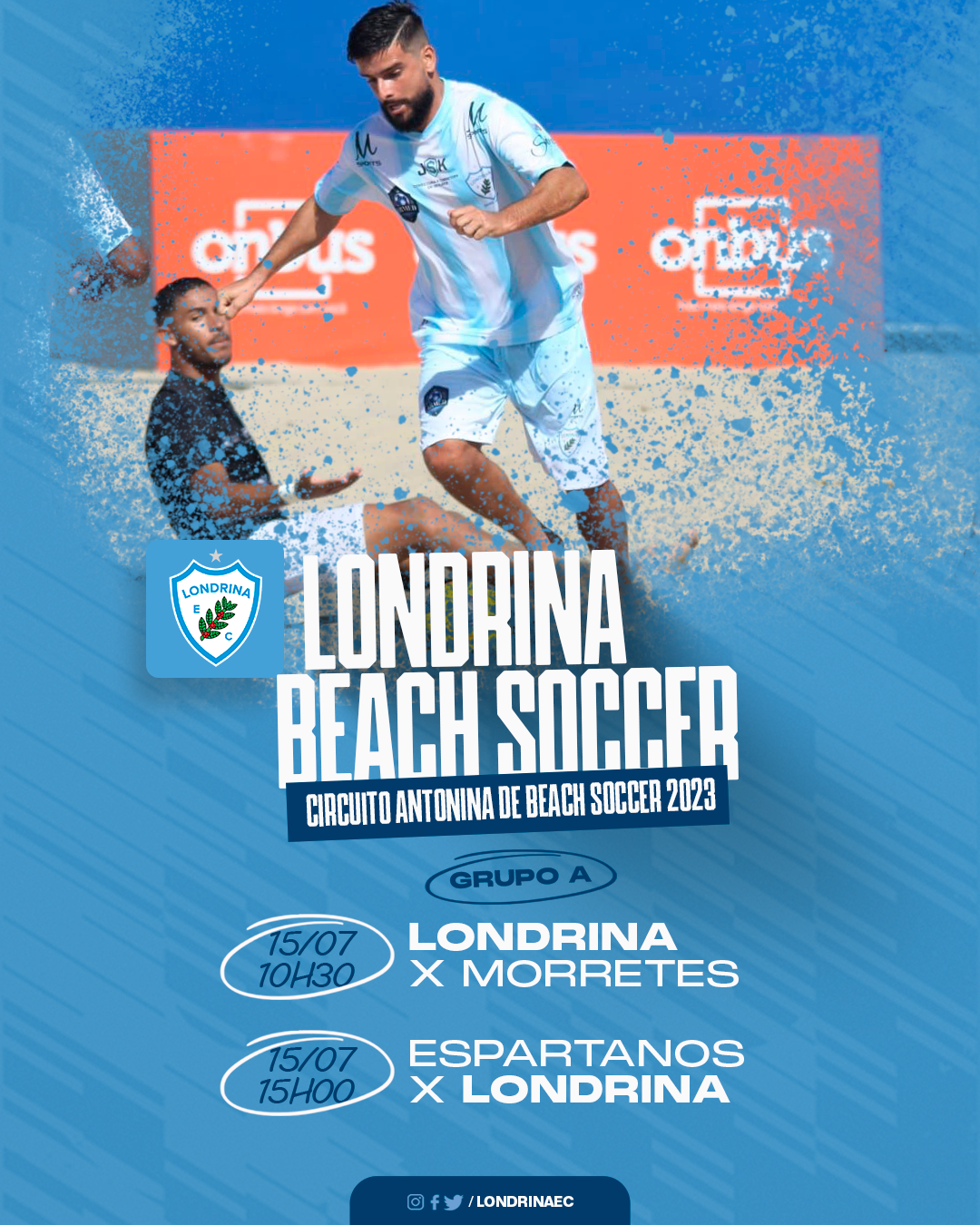Londrina Beach Soccer disputará circuito em Antonina